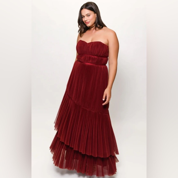 Hutch | Plus Size Tulle Renza Dress - Picture 5 of 14